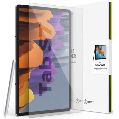 Produktbild von Rearth Displayschutz Glas fr die Schutzhlle Ringke Invisible Defender Glass Galaxy Tab S7