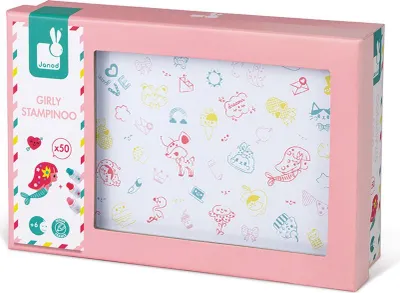 Produktbild von Janod Set Of 50 Stampinoo Cute Stamps Multicolor 6-99 Years
