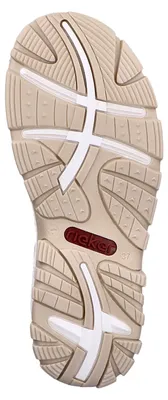 Produktbild von Rieker Damen Sandale Trekking Outdoor Stretch Klettverschluss schmal 68871, Größe:38 EU, Farbe:Beige