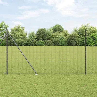 Produktbild von Zaunpfosten 52 pcs Grau 3,2 x 3,2 x 225 cm