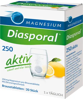 Immagine prodotto di Magnesio Diasporale 250 compresse effervescenti attive 20 Capsule