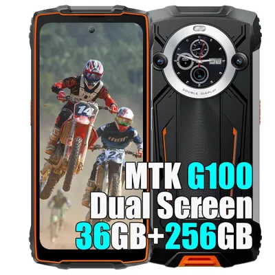 Produktbild von 2025 Blackview BV8200 Robustes Outdoor Handy 36GB+ 256GB,6,5" FHD+1.3'' Doppel Bildschirm, 8800mAh, 50MP, Helio G100, NFC, IP68, 170 Lumen