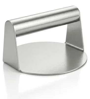 Produktbild von Arendo - Burgerpresse Edelstahl - Burger und Smash Burger – 14 cm Durchmesser (5,5 Zoll) – leicht zu reinigen – rostfrei – hitzebeständig geschmackstral lebensmittelecht