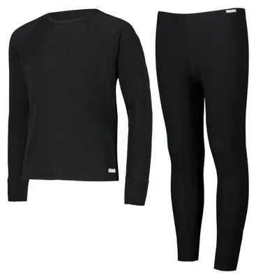 Produktbild von CMP Kinder Skiunterwäsche Set Lang (Hemd und Hose) schwarz 152