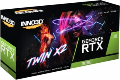 Obrázek produktu pro Inno3D Geforce Rtx 3060 Twin X2 Nvidia 12 Gb Gddr6