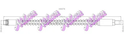 Produktbild von KAWE H4474 Bremsschlauch für RENAULT TWINGO II (CN0) CLIO II (BB0/1/2, CB0/1/2) Twingo II Kasten / Schrägheck (CNO) CLIO IV Kasten CLIO II Kasten