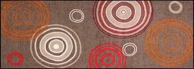 Produktbild von Erwin Müller Fußmatte Kaiserslautern" braun/rot 70x190 cm"