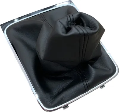 Produktbild von Schaltmanschette Manschette + Rahmen in Schwarz Schaltknauf für VW Passat 3C B6