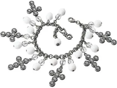 Produktbild von D&G Armband Edelstahl Grau 22cm DJ0253