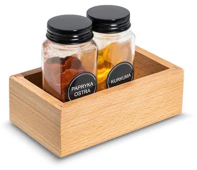 Productafbeelding van Creative Deco Houten opbergdoos, 15 x 9 x 5 cm