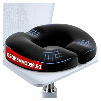 Produktbild von Donut-Kissen, Sitzkissen für Hämorrhoiden und Steißbeinschmerzen, Memory-Schaum-Sitzkissen von Ergonomic