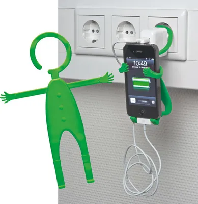 Produktbild von Handyhalter "Fleximännchen" / Farbe: grün
