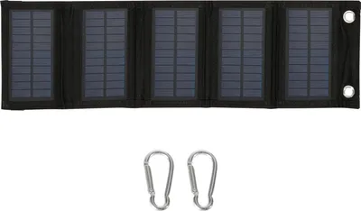 Produktbild von 20W Faltbares Solarpanel mit 5V USB-Ausgang – Tragbares Solarladegerät für Handy, Tablet & mehr (5-fach faltbar)