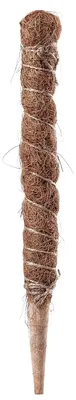 Obrázek produktu pro 4 kusy podpěr pro rostliny – kokosové tyče, výška 45 cm, průměr 45 mm – podpěra pro popínavé rostliny v květináči