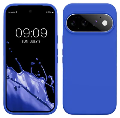 Produktbild von kwmobile Handyhülle für Google Pixel 11 / Pixel 11 Pro Hülle - Case Silikon - Kabelloses Laden - Schutzhülle Cover in Baltik Blau