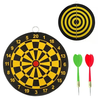 Image de APT AG144D Cible double face pour fléchettes 24 cm