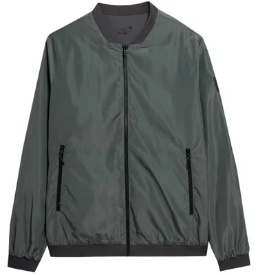 Produktbild von 4F - "4FSS23TJACM013" Jacke wendbar für Herren MR1665 (L) (Oliv/Grau)