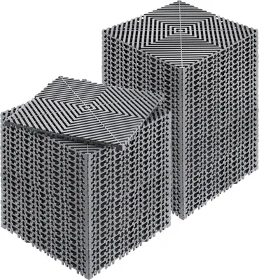 Obrázok produktu pre Odvodňovacia rohož Zámková odvodňovacia podložka 12” x 12” Modulárna podlahová dlaždica