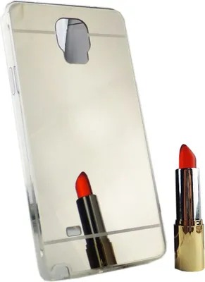 Produktbild von Samsung Galaxy Note 4 Handy Hülle Spiegel Mirror Soft-Case Schutz-Cover Silber