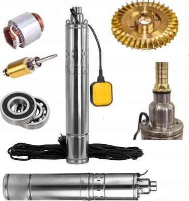 Image de Pompe à vis sans fin pour eaux profondes avec flotteur pour hydrophone 75M 1500W
