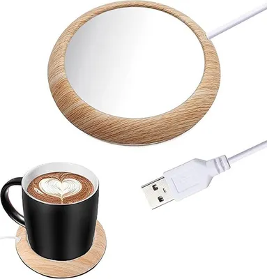Produktbild von Kaffeetassenwärmer,Tassenwärmer für Schreibtisch mit USB-Getränkewärmer Teetassenwärmer Bürowärmer Heizplatte für Tee, Wasser, Milch für Schreibtisch, Zuhause,