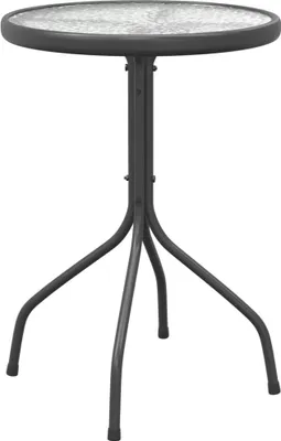 Obrázok produktu pre vidaXL Záhradný stôl Ø50x71 cm oceľ antracit
