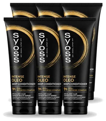 Produktbild von 6 x Syoss Intense Oleo Deep Conditioner - Nährend & Pflegend - 250 ml - Vorteilspackung - 6 Stücke