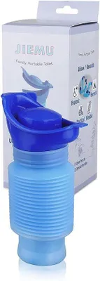 Produktbild von Famanu Tragbares Urinal 750 ml für Notfälle - Kompaktes Mobiles Toilettensystem für Alle