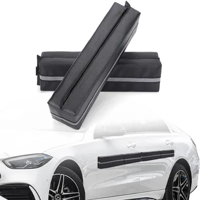 Imagen del producto de Protectores para puertas de coche: protectores removibles para evitar abolladuras. Evitan abolladuras y arañazos. Paquete de 2 unidades. Color: . Protegen los vehículos. Protectores contra abolladuras