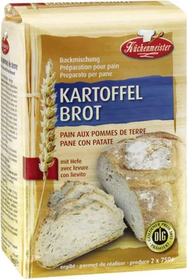Produktbild von Friesinger Mühle Küchenmeister Kartoffelbrot Backmischung 1000g