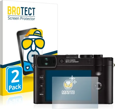 Produktbild von 2x BROTECT Schutzfolie für Leica Q2 Displayschutz Displayschutzfolie Folie Matt Entspiegelungsfolie