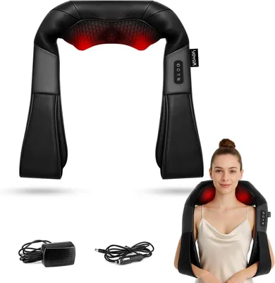 Produktbild von Shiatsu Massagegerät für Nacken und Schultern, Wärmefunktion, 3 Geschwindigkeiten, für Verspannungen