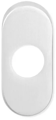 Image de Paire de rosace ovale bec de cane blanc - HEWI - 0315 99