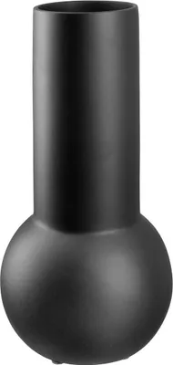 Produktbild von Gilde Keramik Vase " Quantum " matt schwarz VE 4 28843