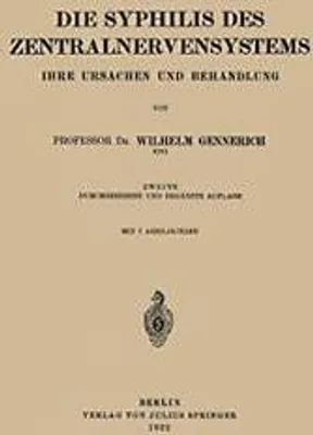 Obrázok produktu pre Die Syphilis des Zentralnervensystems