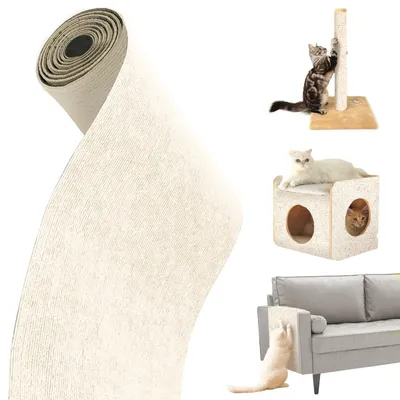Image de Omgoods - Tapis adhésif anti-griffes pour chats - Protection pour les meubles et les murs