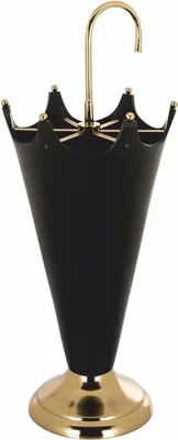 Immagine prodotto di Casa Padrino portaombrelli nero/oro h. 66 cm - Accessori
