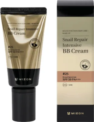Obrázek produktu pro MIZON Snail Repair Intensive BB Cream #25 SPF50 50 ml - BB krém se šnečím slizem