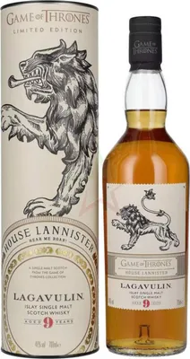 Produktbild von Lagavulin 9 Years Old GAME OF THRONES House Lannister Single Malt Collection 46 % 0,70 Liter