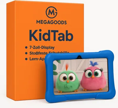 Image de tablette 7 pouces pour enfants Android 10 32GB WLAN Bluetooth Apps éducatives FR.