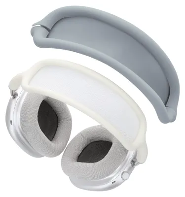 Produktbild von kwmobile Kopfband Abdeckung für Apple AirPods Max / AirPods Max 2 Case - Headband Hülle - Kopfhörer Schutz - Zubehör Grau