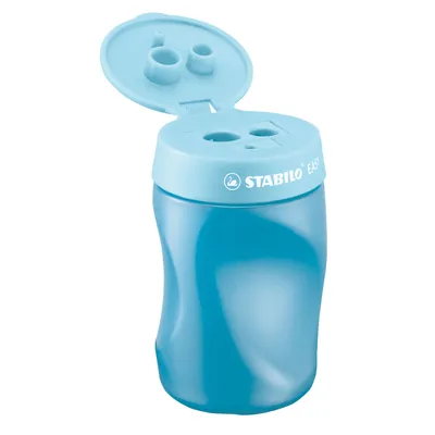 Image de Taille-crayon Easysharpener bleu L Paquet de 3 pièces
