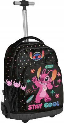 Produktbild von Rucksacktrolley Schultrolley Schulrucksack Schulranzen Rucksack auf Rädern; Lilo und Stitch