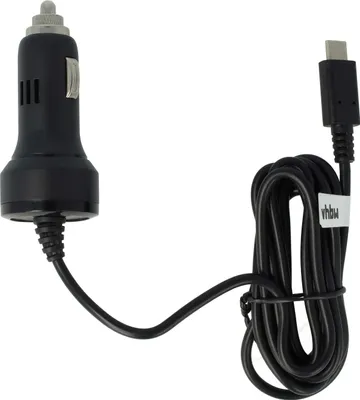 Produktbild von vhbw Autoladekabel USB C 12V Zigarettenanzünder Adapter 2,4 A für Smartphone, GPS, Mp3-Player, Navi Schwarz 150 cm