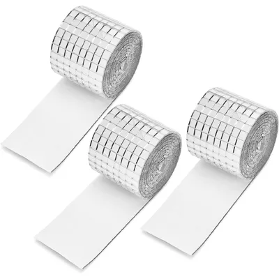 Produktbild von 5 x 5 mm Mini Spiegelmosaiksteine, Selbstklebend Spiegelfliesen