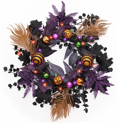 Obrázek produktu pro 46 cm, věnec na Halloween - dekorace na Halloween