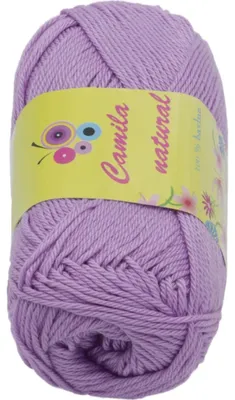Obrázok produktu pre Priadza CAMILA prírodná - 50 g / 125 m - Fialová