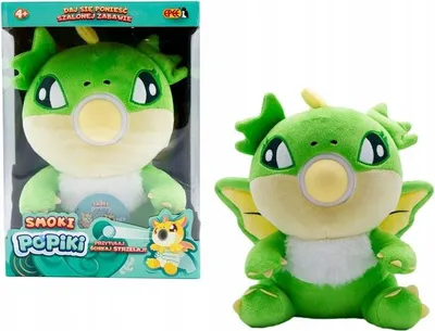 Image de Popiki dragon vert (jouet en peluche)