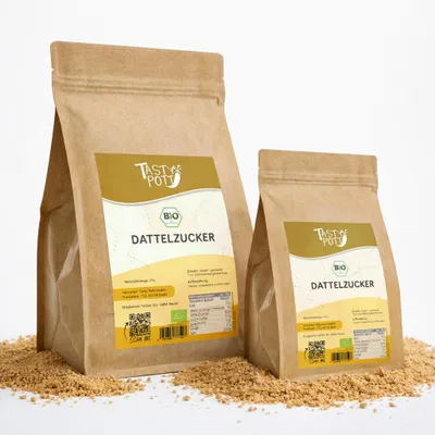 Produktbild von Tasty Pott  Dattelzucker ab 1kg - 1 Beutel