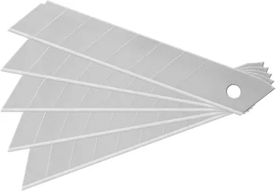 Immagine prodotto di 25 confezioni di lame di ricambio Goobay Tools 77108 per coltelli multiuso - 10 lame, compatibili con il coltello da taglio 77105